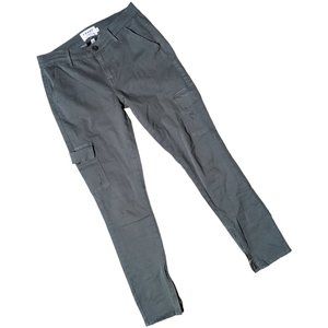 Frame Denim Olive Green Platoon Le Service Ankle Zip Cargo Skinny Pants 28